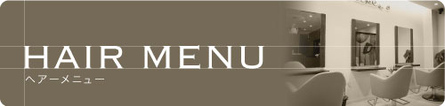 hair menu